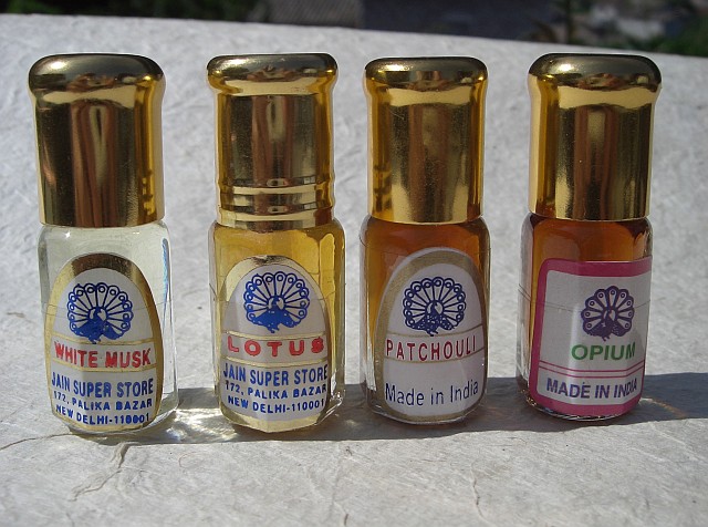 Parfums attar Indiens